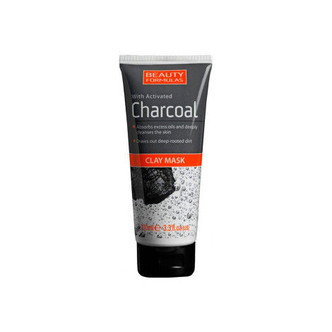 Beauty Formulas Charcoal Clay Mask 100ml