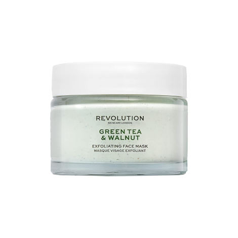Revolution Skincare Green Tea & Walnut Exfoliating Face Mask 50ml