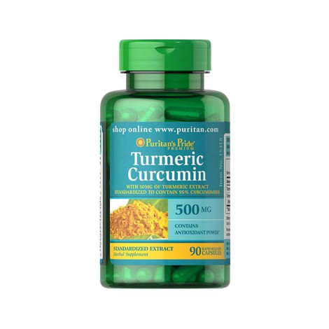 Puritan’s Pride Turmeric Curcumin 500mg 90 Capsules