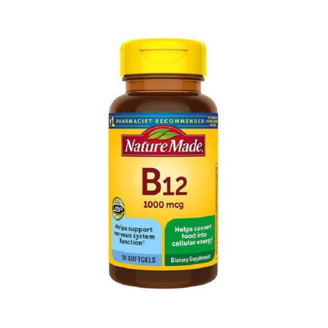 Nature Made Vitamin B12 1000mcg 90 Softgels