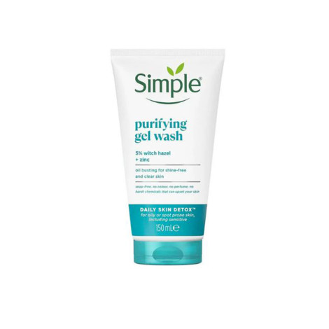 Simple Daily Skin Detox Purifying Gel Wash 150ml
