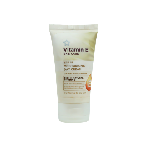 Superdrug Vitamin E SPF15 Moisturising Day Cream 50ml