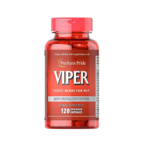 Puritan`s Pride Viper Men's Peformance Product 120 Rapid Release Capsules