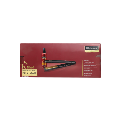 TRESEMME Smooth Control 230 Hair Straightener Black Currys