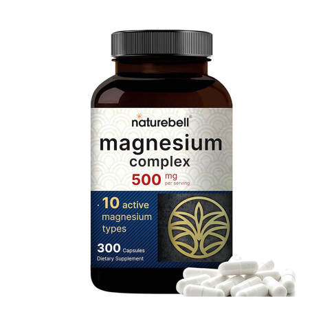 NatureBell Magnesium Complex 500mg – 300 Capsules