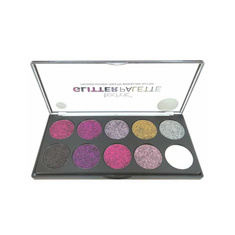 Technic Cosmetics - Pressed Glitter Palette - Unicorn Uniform!