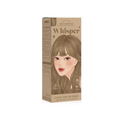 Kota Hair Color Cream Whisper -  Light Ash Blonde