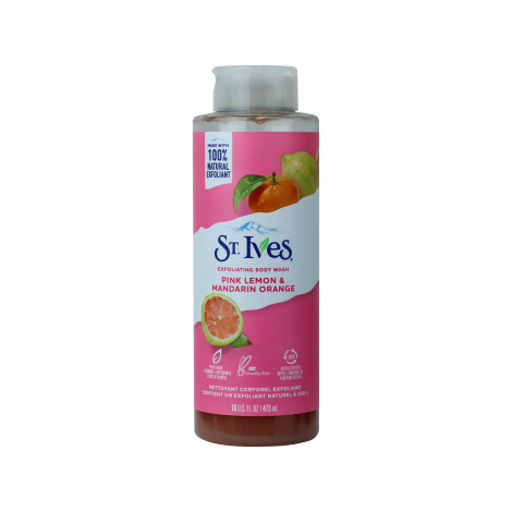 Stives Pink Lemon & Mandarin Orange Exfoliating Body Wash 473ml