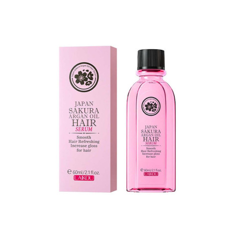 Laikou Japan Sakura Argan Oil Hair Serum 60ml