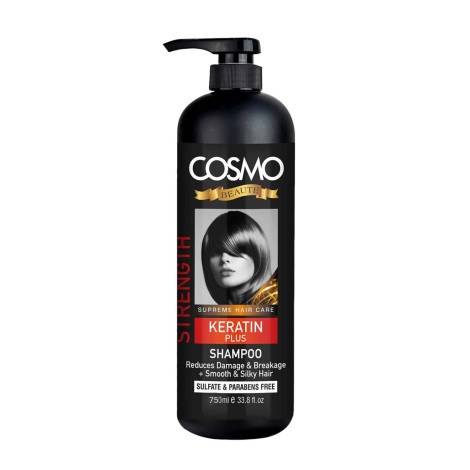 Cosmo Strength Keratin Plus Shampoo 750ml