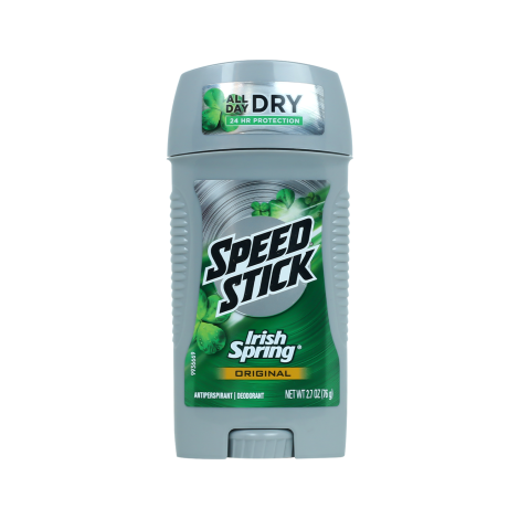 Irish Spring Speed Stick Original 24 HR Protection Deodorant 76g