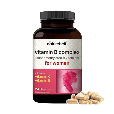 NatureBell Vitamin B Complex for Women – 240 Capsules