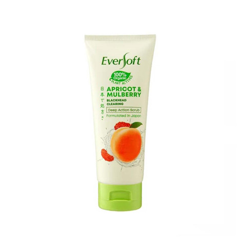 Eversoft Apricot & Mulberry Blackhead Clearing Deep Action Scrub 100g