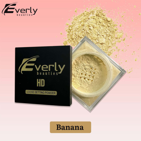 Everly Beauties HD Loose Setting Powder - Banana