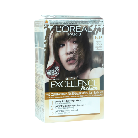 L'Oreal Excellence Fashion Hair Color - 6.13 Golden Node Brown