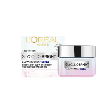 L'Oreal Glycolic Bright Glowing Night Cream 15ml