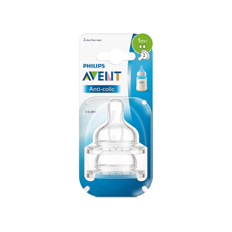 Philips Avent Anti Colic Flow Teats 1m+