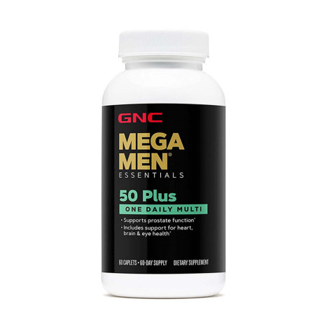 GNC Mega Men 50 Plus One Daily Multi – 60 Caplets