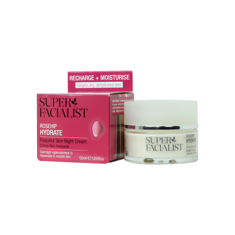Super Facialist Rosehip Hydrate Peaceful Skin Night Cream 50ml
