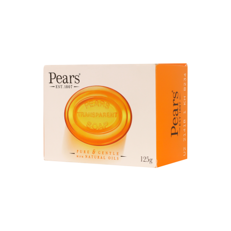 Pears Pure & Gentle Natural Oil Transparent Soap 125g
