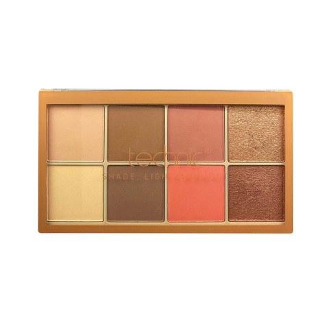 Technic Shade Light & Bright Contour Blush and Highlight Palette 38g