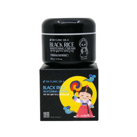 3W Clinic DR.K Black Rice Whitening Cream 100g