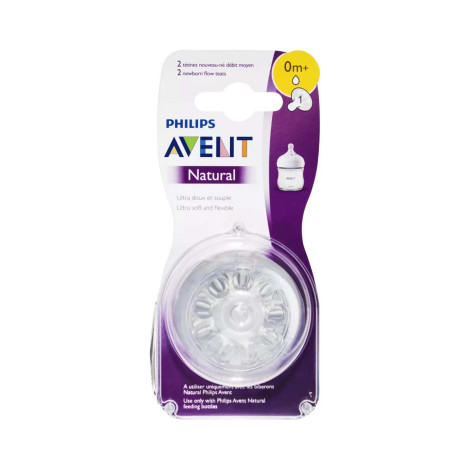 Philips Avent Natural Flow Teats 0m+