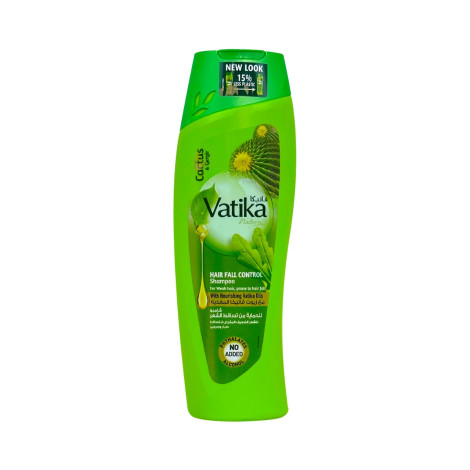 Vatika Naturals Cactus & Gergir Hair Fall Control Shampoo 400ml (New Packaging)