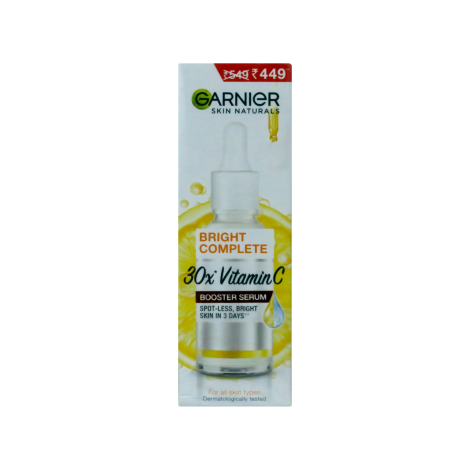 Garnier Bright Complete 30x Vitamin C Booster Serum 30ml