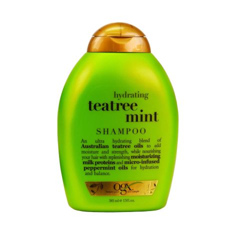 Ogx Hydrating Teatree Mint Shampoo 385ml
