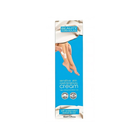 Beauty Formulas Sensitive Skin Hair Removal Cream With Watermelon & Oat 100ml