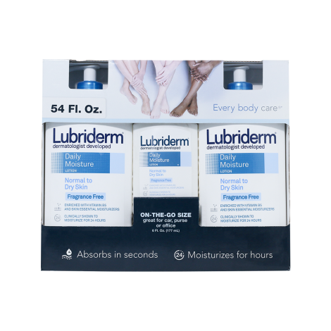 Lubriderm Daily Moisture Lotion 3pcs Set