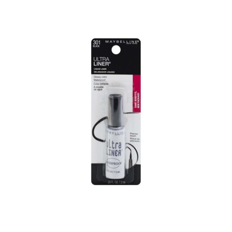 Maybelline Ultra Liner Waterproof Liquid Liner- 301 Black