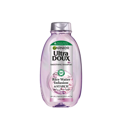 Garnier Ultra Doux Rice Water Infusion & Starch Smoothing Shampoo 600ml
