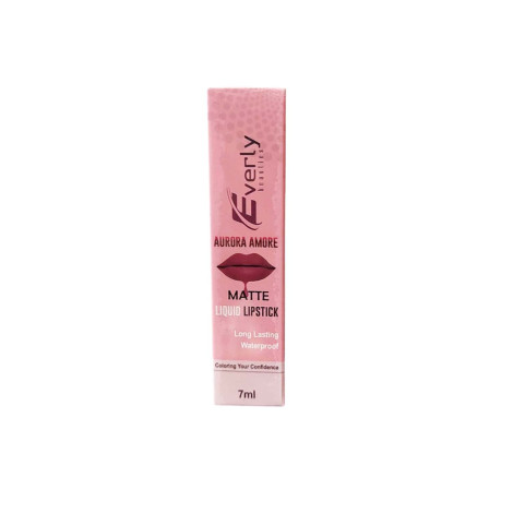 Everly Beauties Aurora Matte Liquid Lipstick - Passion Red