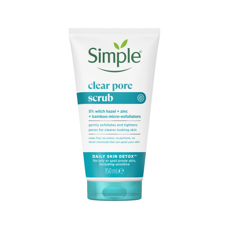 Simple Daily Skin Clear Pore Facial Scrub 150ml