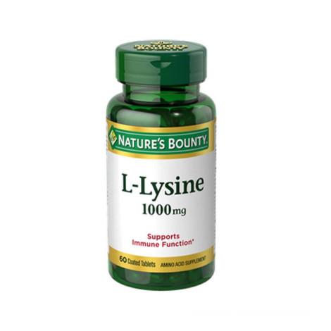 Nature's Bounty L-Lysine 1000mg 60 Tablets