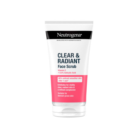 Neutrogena Clear & Radiant Face Scrub 150ml