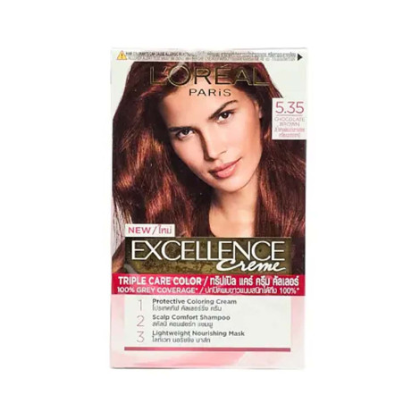 L'Oreal Excellence Hair Color- 5.3 Choccolate Brown