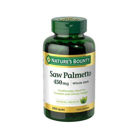 Nature’s Bounty Saw Palmetto 450mg 250 Capsules