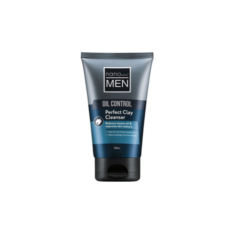 Nano White Men Oil Control Perfect Clay Cleanser 100ml