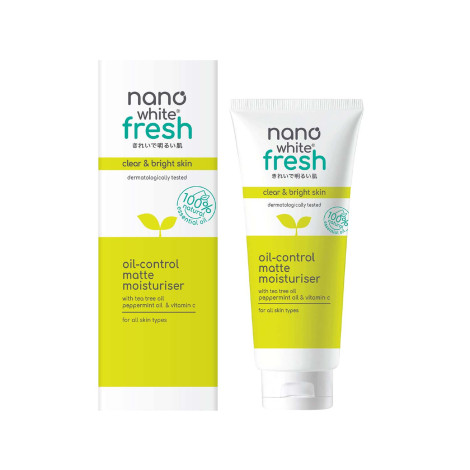Nano White Fresh Clean & Bright Skin Oil-Control Matte Moisturiser 50ml