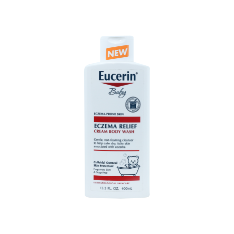 Eucerin Baby Eczema Relief Cream Body Wash 400ml