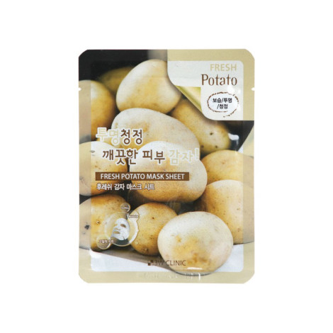 3W Clinic Fresh Potato Mask Sheet 23g