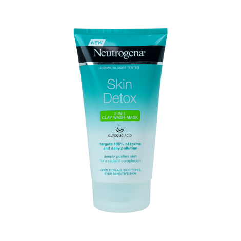 Neutrogena Skin Detox 2in1 Clay Wash Mask 150ml