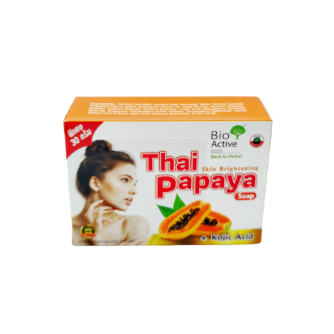 Bio Active Thai Skin Brightening Papaya Soap 100g