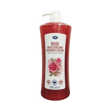 Boots Rose Moisturising Shower Cream 1000ml