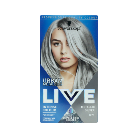 Schwarzkopf Live Intense Colour - U71 Metallic Silver