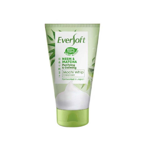 Eversoft Neem & Matcha Purifying & Calming Mochi Whip Cleanser 120g