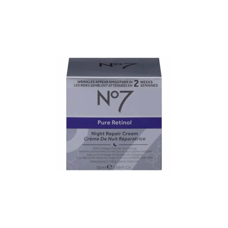 No7 Pure Retinol Night Repair Cream 50ml